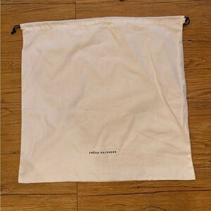 FRĒDA SALVADOR Large White Dust Bag | Designer Storage Pouch